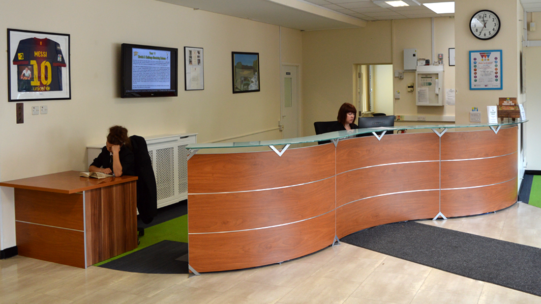 Reception fit-out